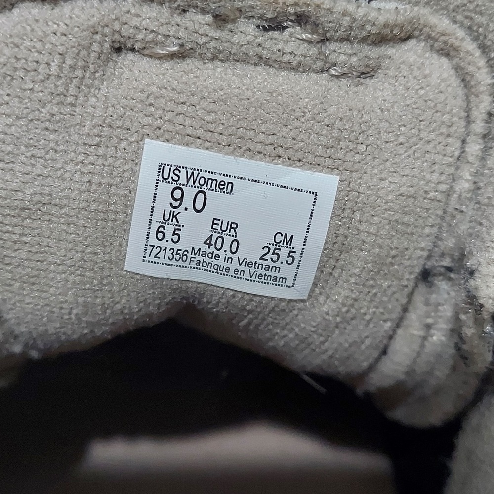 Vans Filmore High Top Skate Brown Sherpa‎ Women's Size 9/Men's 7.5 - Picture 8 of 10